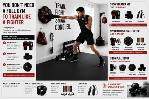 How to Set Up a Home Boxing Gym on Any Budget