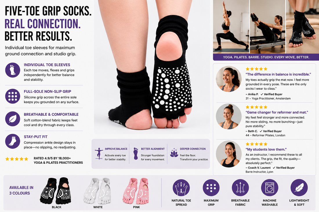 I Tried My Friend's Five-Toe Socks for One Class — Then Ordered Two Pairs That Night