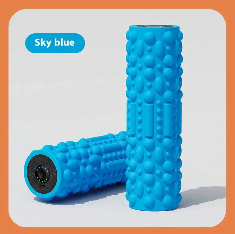 Standard and vibrating foam rollers for muscle recovery from Becketts Active