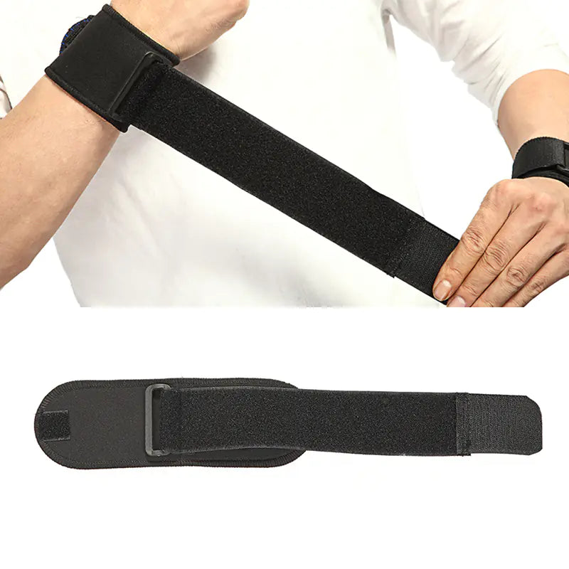 Adjustable soft wrist support straps 2-pack for fitness training and weightlifting with secure velcro closure.