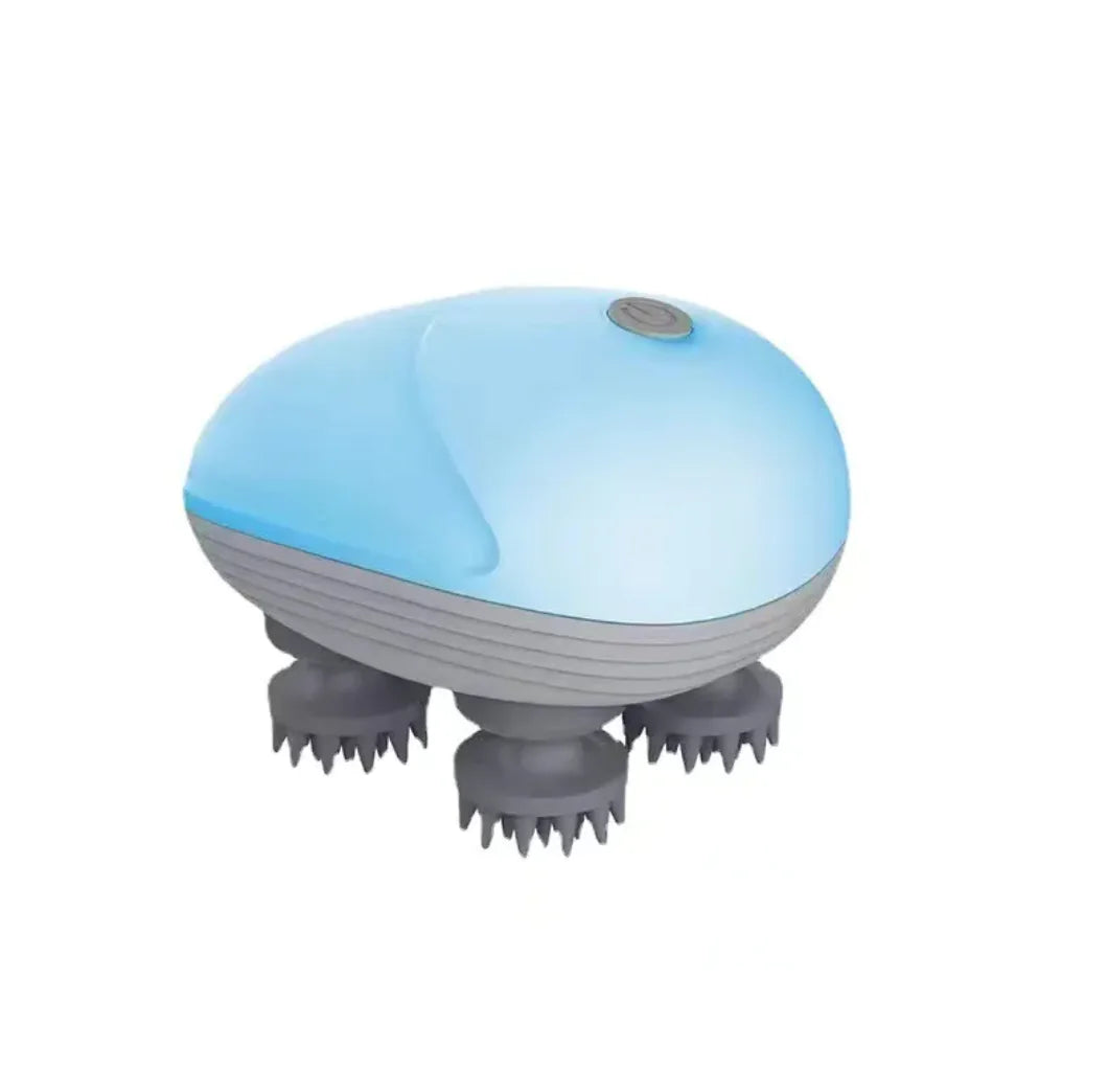 Blue Electric scalp and upper-body massager.