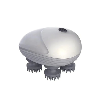 Gray Electric scalp and upper-body massager.