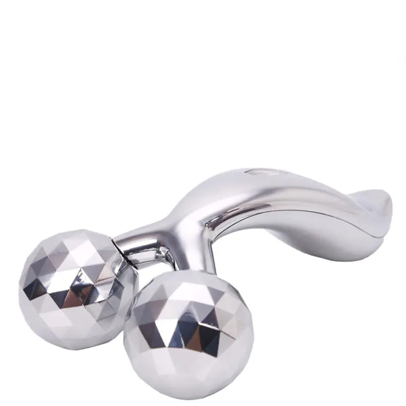 Manual massage roller in a white background.