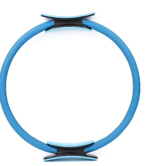 New blue yoga and pilates resistance ring.