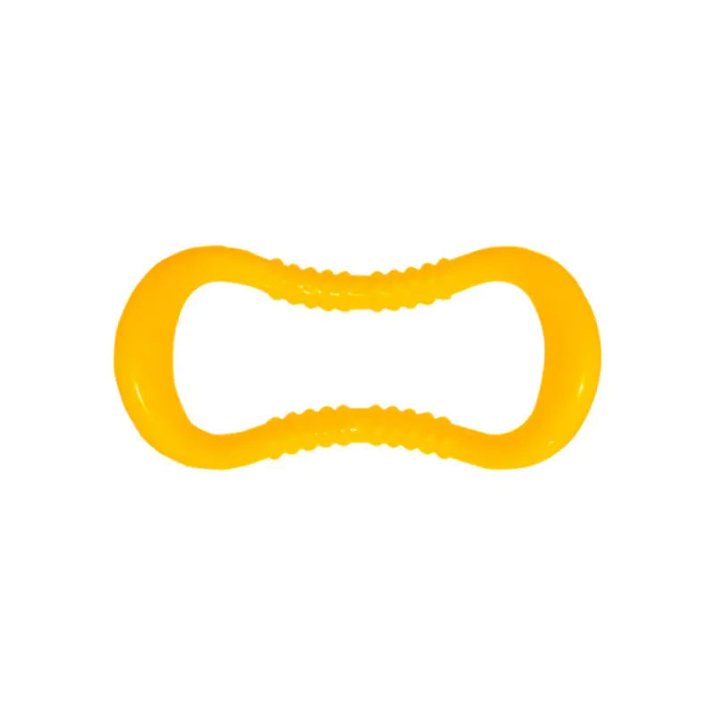 Yellow Colored ABS Yoga Ring for Stretching, Pilates and Controlled Muscle Activation.