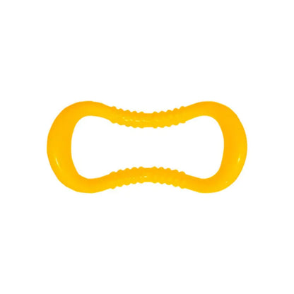 Yellow Colored ABS Yoga Ring for Stretching, Pilates and Controlled Muscle Activation.