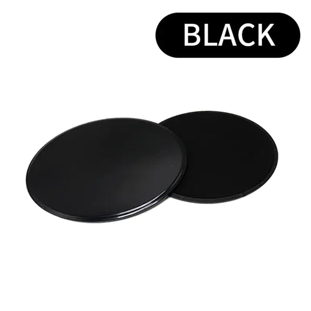 Silicone-style black colored loop resistance band pair for yoga and stretching with non-slip grip surface.