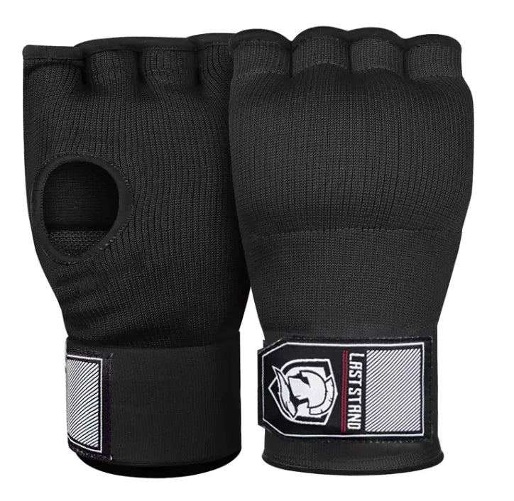 Black unisex fitness training gloves (pair) with padded palms for grip and hand protection during workouts.