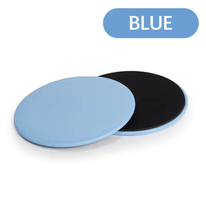 Silicone-style blue colored loop resistance band pair for yoga and stretching with non-slip grip surface.