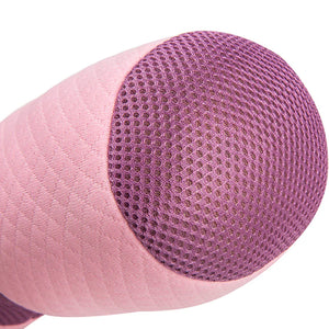 Ergonomic contoured design on lumbar support pillow for optimal lower-back support.