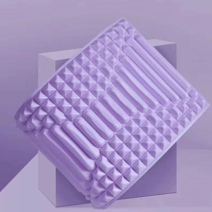 Contoured Yoga Pillow for Waist and Lower-Back Support