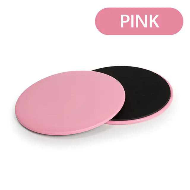 Silicone-style pink colored loop resistance band pair for yoga and stretching with non-slip grip surface.