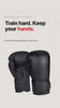 Animated spec video for the sparring training gloves: multi-layer foam, five colorways and 6–12 oz sizes, from $60, with the Becketts Active close.