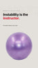 Animated spec video for the Pilates mini ball: anti-burst instability training in four colors, with the $15 price and Becketts Active close.